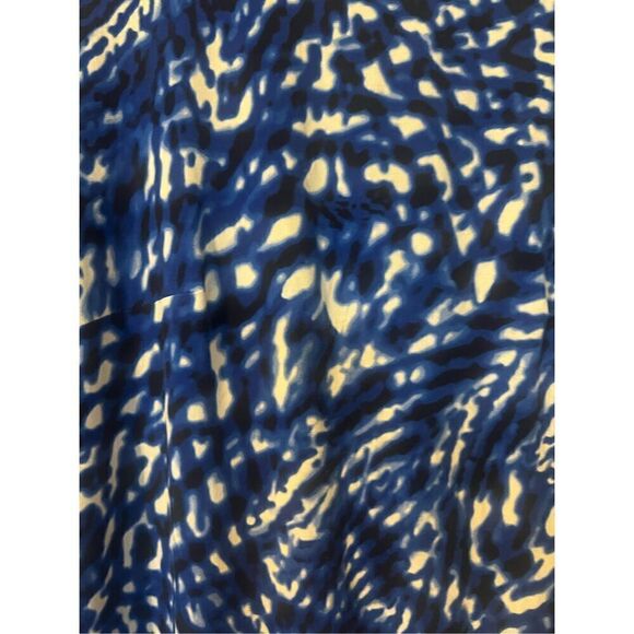 Calvin Klein Women’s Size 0 Sheath Dress Blue Multicolor Knee Length Stretch - Picture 6 of 9